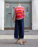 Gilet PanPuri -Rosso Fucsia Arancio - immagine 2