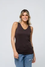 Top Sottiletta Taglia Unica - Moka - immagine 3