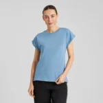 T-Shirt Don't Panic - color Azzurro - immagine 3