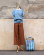 T-Shirt Don't Panic - color Azzurro - immagine 2