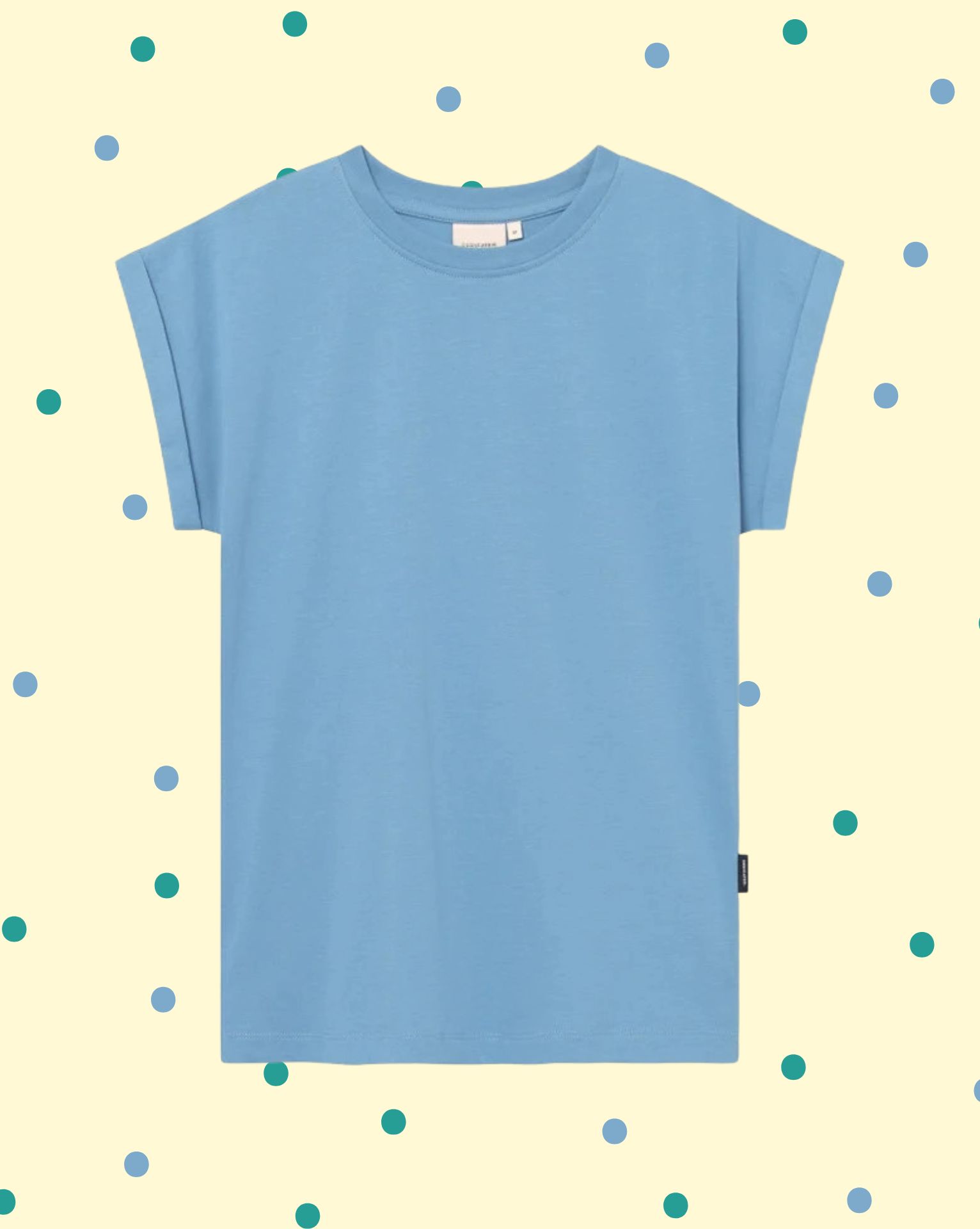 tdpazzurro T-Shirt Don't Panic - color Azzurro - immagine 1