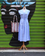 Abito Sorbetto Cotone Bio - Azzurro - immagine 2