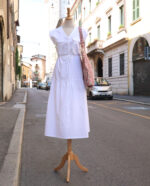 Abito Sorbetto Cotone Bio - Bianco - immagine 2