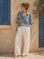 Camicia Morbida Margarita - Floreale - immagine 3