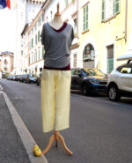 Pantalone Limonada Lino - Burro - immagine 2