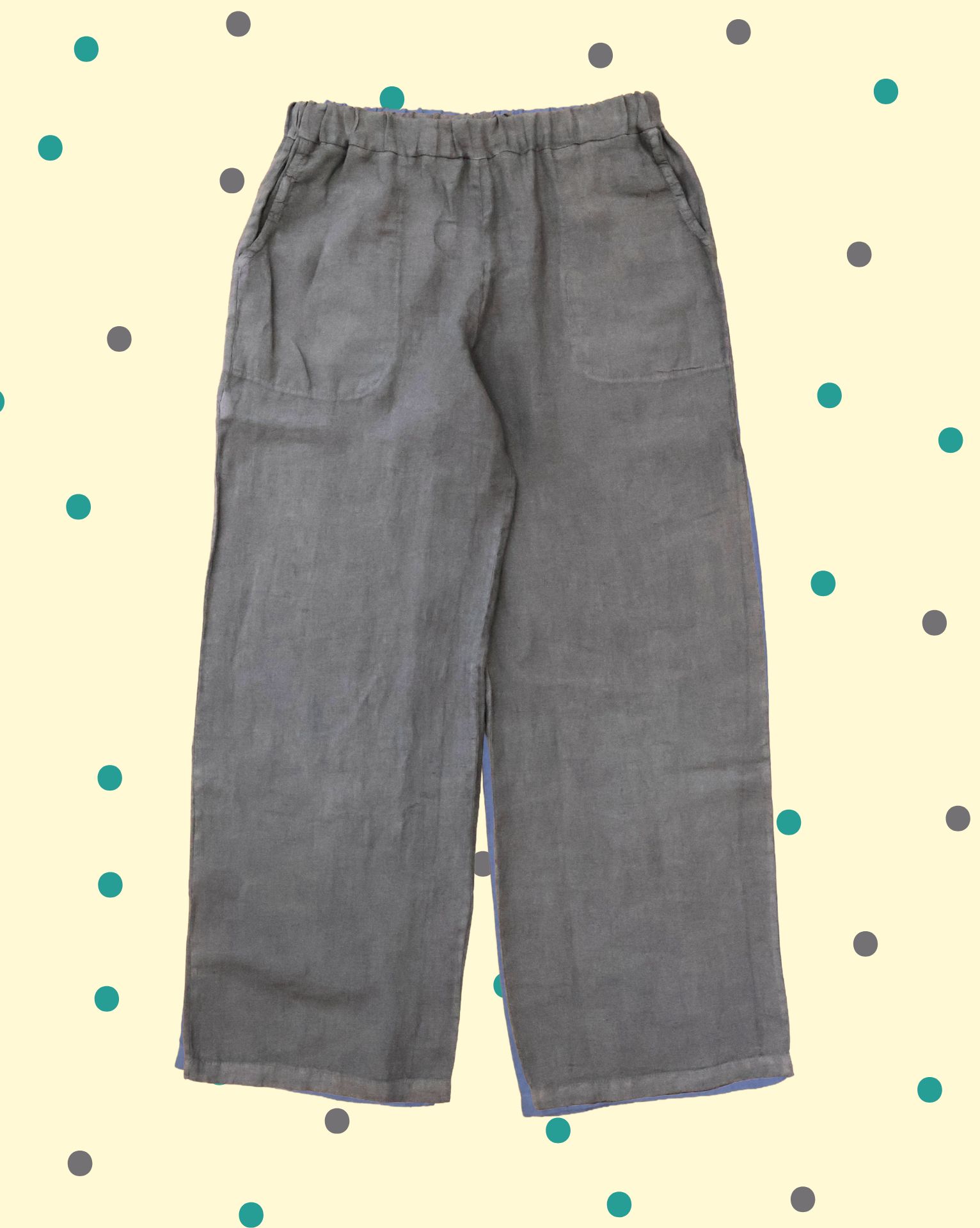 Pantalone Limonada Lino – Grafite