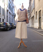 Pantalone Palazzo Limonada Gessato - Avena Grigio - immagine 2