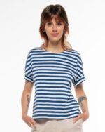 Maglia Cherry Manica Corta - Riga Bianca Blu - immagine 3