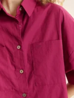Camicia Vélo M. Corta - Granata - immagine 4
