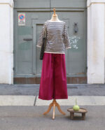 Maglia Cherry Manica 3/4 - Riga Bianco Nero - immagine 2