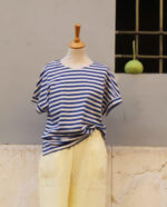 Maglia Cherry Manica Corta - Riga Bianca Blu - immagine 2