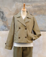 Trench Corto - Verde Kaky - immagine 2