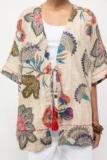 Kimono Poncha - Floreale - immagine 3