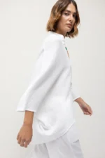 Camicia Poncha Over - Bianco - immagine 3