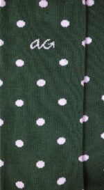 Calzini Pois Cotone Bio - Bianco Verdone - immagine 2