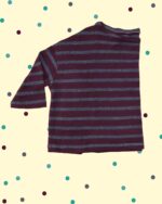 Maglia Box Pesto - Riga Borgogna Grigio