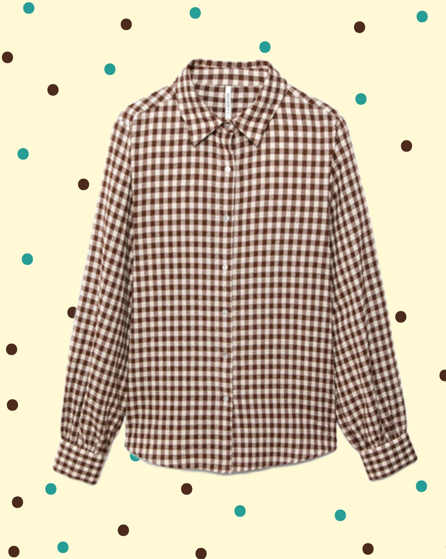 camiciaponchaquadretti Camicia Poncha Quadretti - Panna Vinaccia - immagine 1