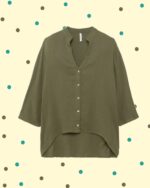 Camicia Poncha Over - Verde Kaky
