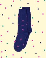 Calzini Flamingo - Blu