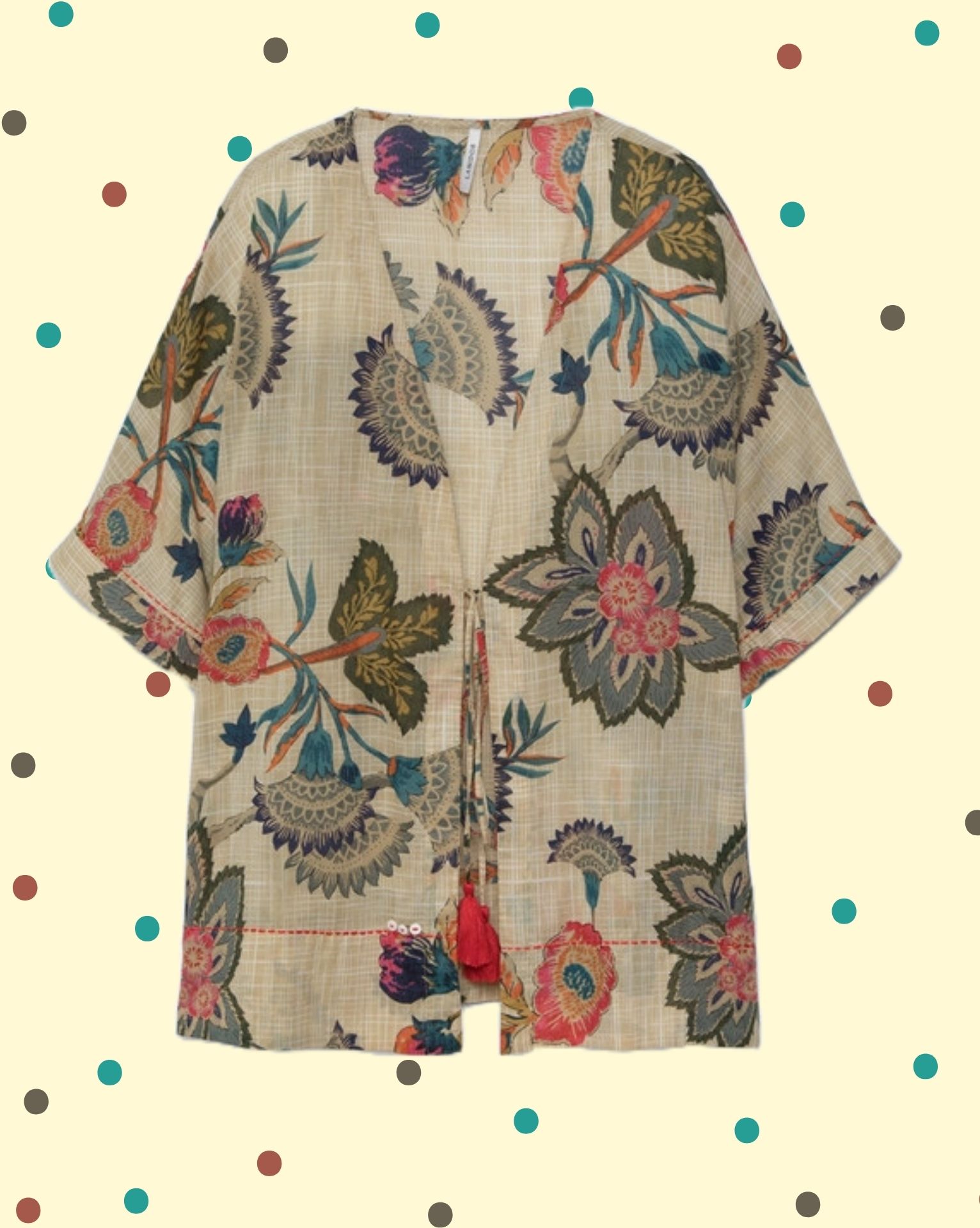 kimonoponchafiori Kimono Poncha - Floreale - immagine 1