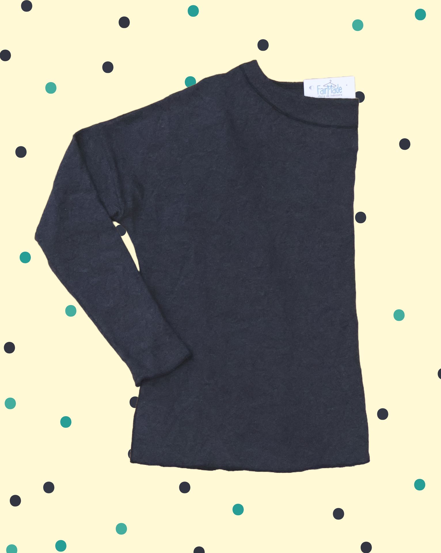 maglioncinofynantracite Maglioncino Fyn Jacquard - Antracite - immagine 1