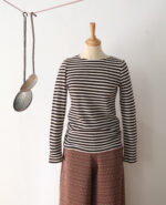 Maglia Melanzana Pastellata - Riga CioccoMelanzana - immagine 2