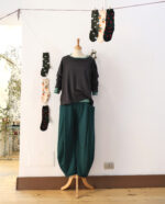 Pantalone Bombato Pesto - Verde Petrolio - immagine 2