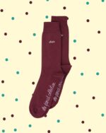 Calzini Pencil Tinta Unita - Bordeaux