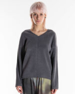 Pile Teddy in Cotone Bio - Grafite - immagine 3