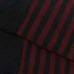 Calza Lunga Riga Sottile - Nero Bordeaux - immagine 2