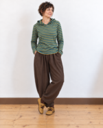 Pantalone Bombato Tartufo Viscosa&Seta - Cioccolato - immagine 3