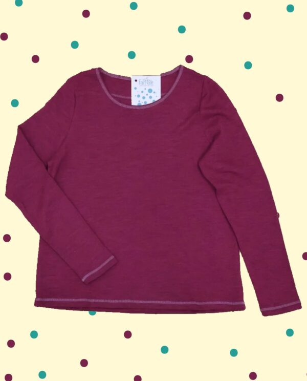 Maglione Uva - Ciliegia Melange