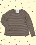 Maglione Melograno - Riga Naturale Antracite