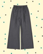Pantalone Palazzo Tartufo Viscosa&Seta - Acciaio