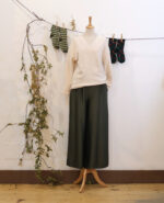 Pantalone Palazzo Tartufo Viscosa&Seta - Bosco - immagine 2