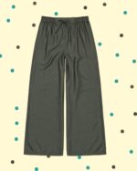 Pantalone Palazzo Tartufo Viscosa&Seta - Bosco