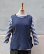 Gilet Prezzemolo - Denim Melange - immagine 2