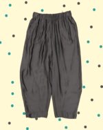 Pantalone Bombato Tartufo Viscosa&Seta - Acciaio