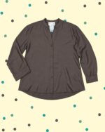 Camicia Tartufo Viscosa&Seta - Cioccolato