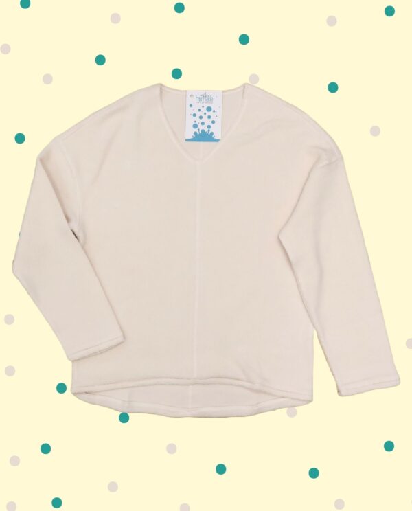 Pile Teddy in Cotone Bio - Avorio