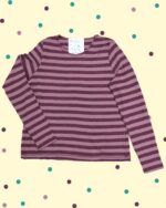 Maglione Uva - Riga Rosa Ciliegia