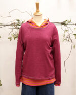 Maglione Uva - Ciliegia Melange - immagine 2