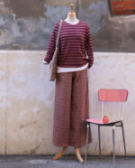 Maglione Uva - Riga Rosa Ciliegia - immagine 2
