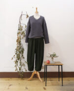 Pantalone Bombato Tartufo Viscosa&Seta - Bosco - immagine 2
